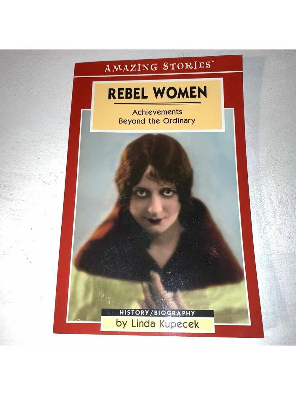 Amazing Stories Rebel Women Book Red Yellow One Size